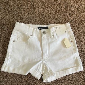 Aeropostale white jean shorts